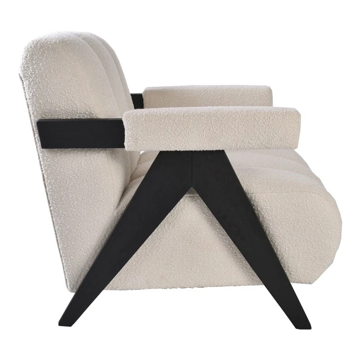 Partner New Design Leisure Chair With Cashmere Fabric Cover ISLABELLA
